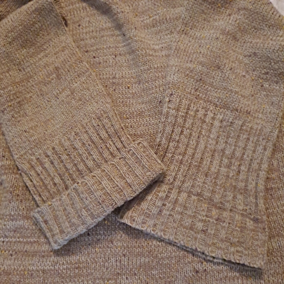 Vntg Banff Womens Wool Blend Open Cardigan Sweater Tan  Sz 16 Hong Kong - Picture 3 of 10